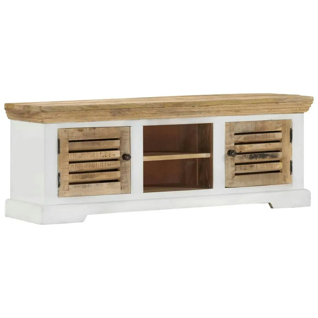 TV Cabinet 110x30x40 cm Solid Wood Mango 337848