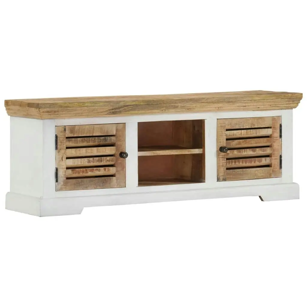 TV Cabinet 110x30x40 cm Solid Wood Mango 337848