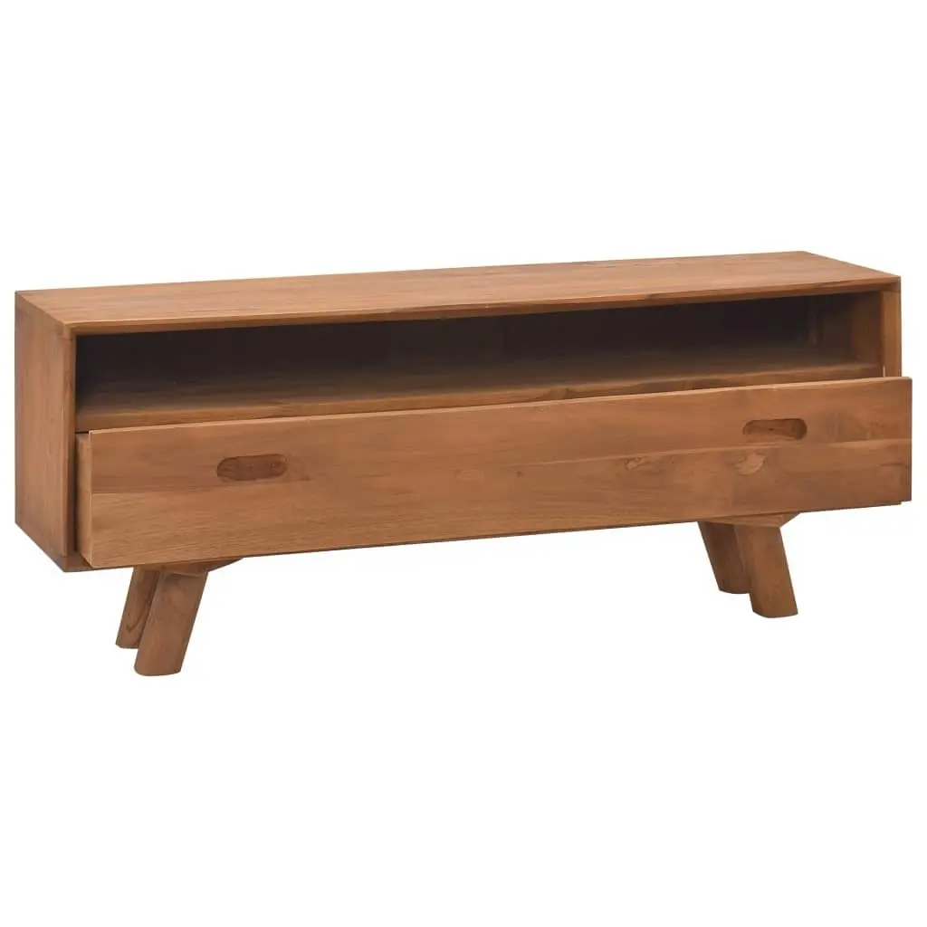 TV Cabinet 110x30x45 cm Solid Teak Wood 326115