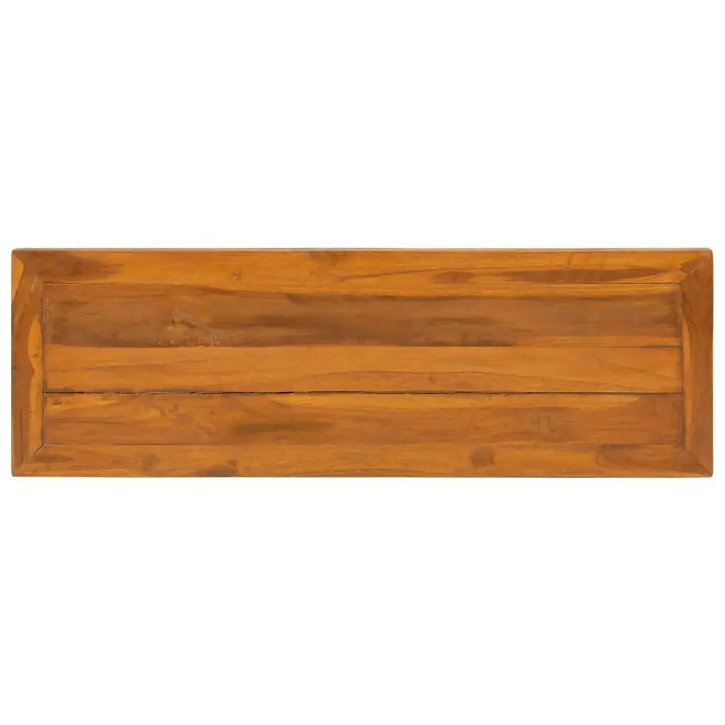 TV Cabinet 110x35x40 cm Solid Teak Wood 289060