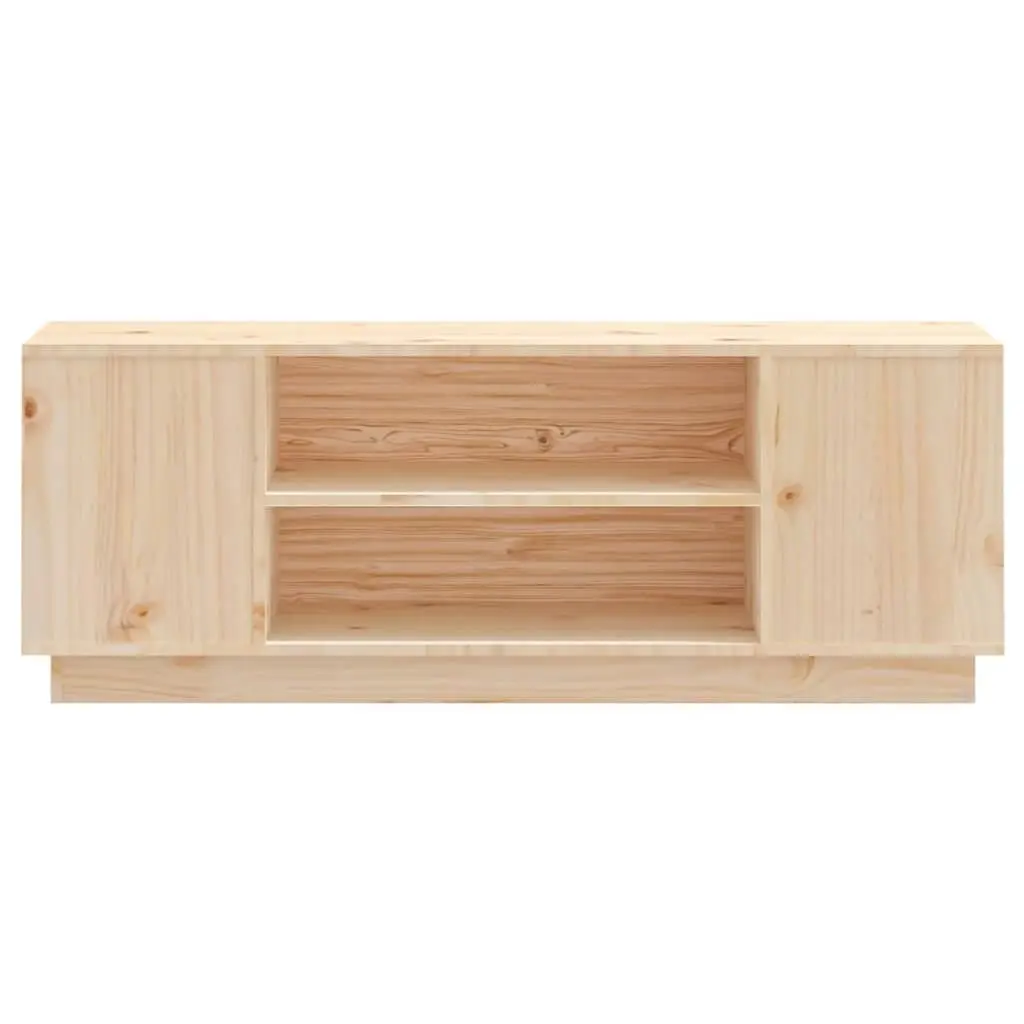 TV Cabinet 110x35x40.5 cm Solid Wood Pine 814409