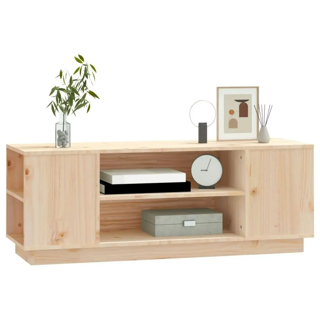 TV Cabinet 110x35x40.5 cm Solid Wood Pine 814409