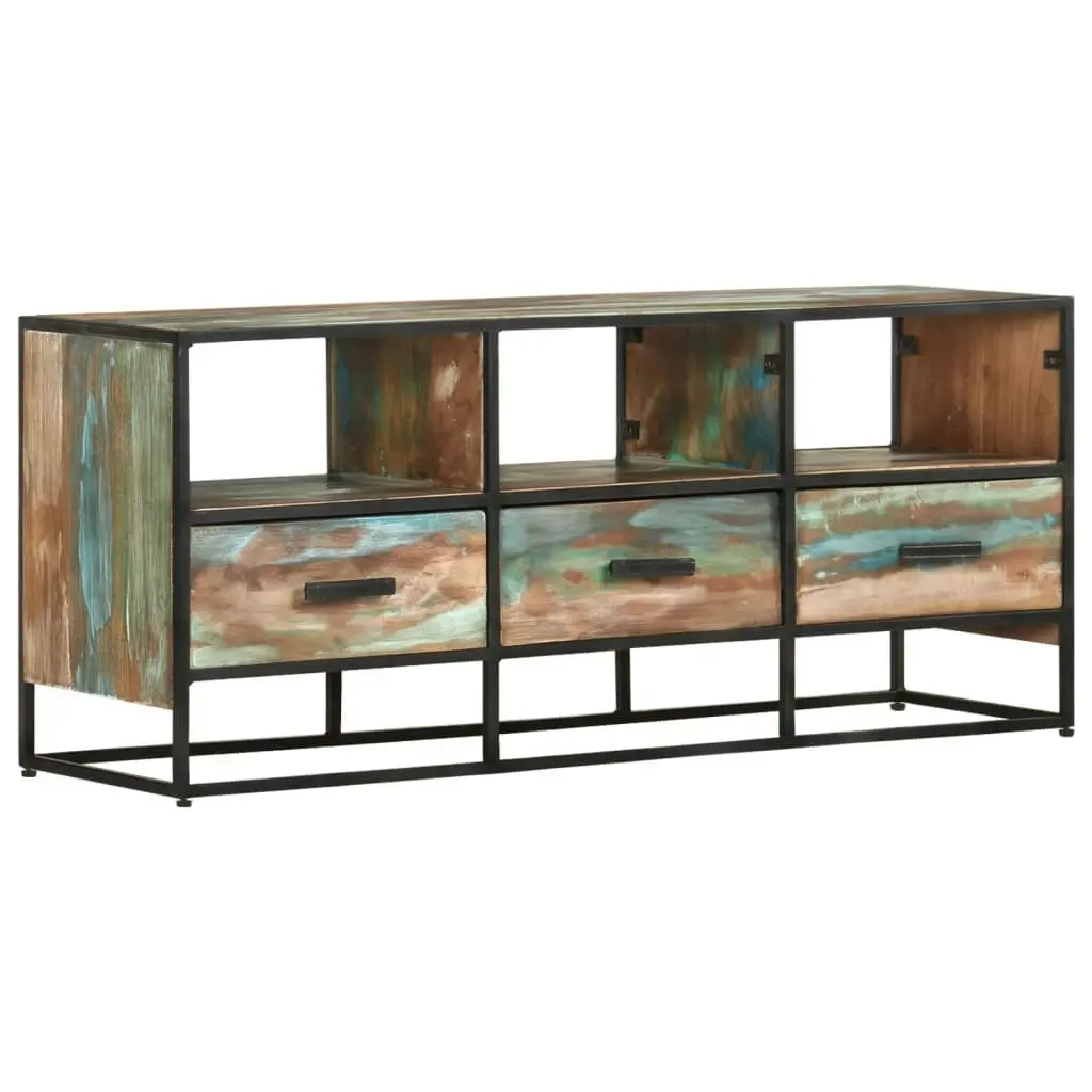 TV Cabinet 110x30x45 cm Solid Reclaimed Wood 327449