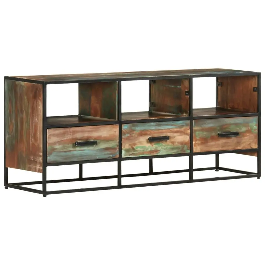 TV Cabinet 110x30x45 cm Solid Reclaimed Wood 327449