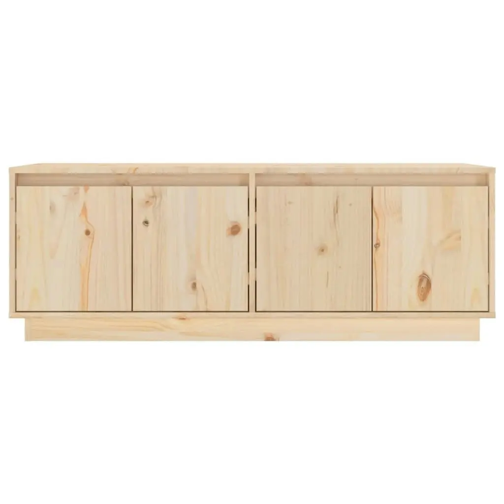 TV Cabinet 110x34x40 cm Solid Wood Pine 813849