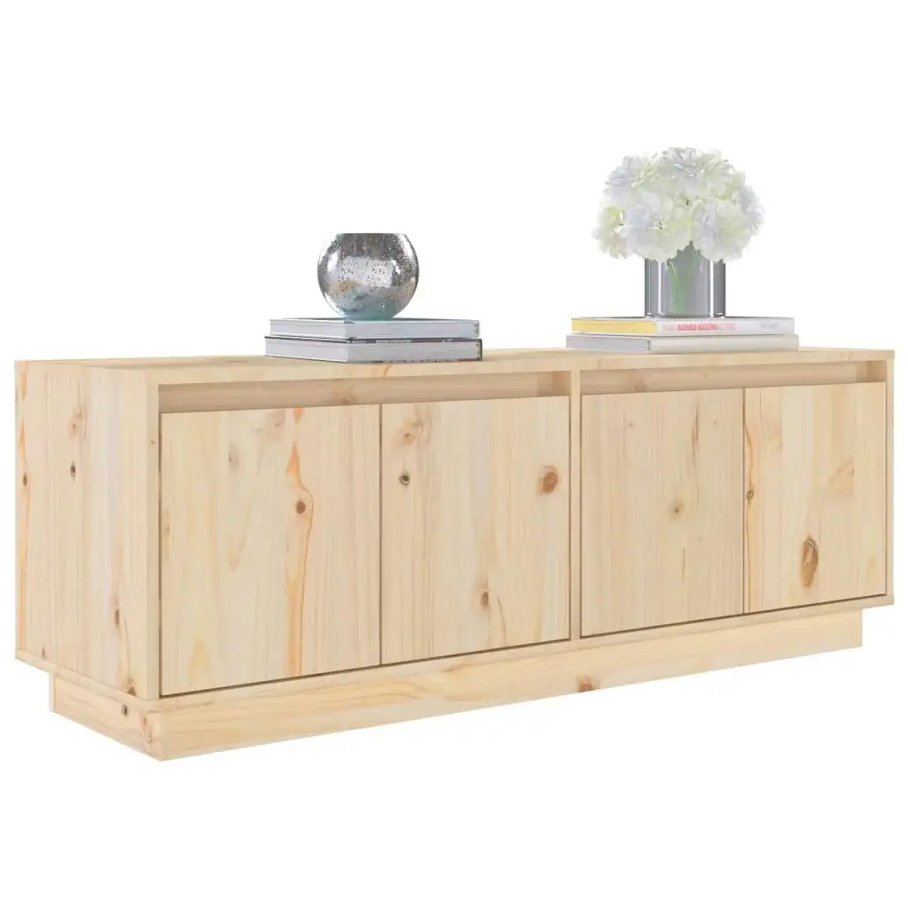 TV Cabinet 110x34x40 cm Solid Wood Pine 813849