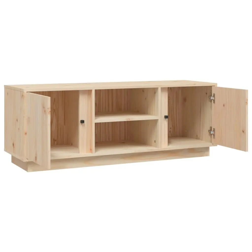 TV Cabinet 110x35x40.5 cm Solid Wood Pine 814474