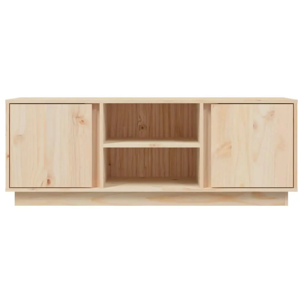 TV Cabinet 110x35x40.5 cm Solid Wood Pine 814474