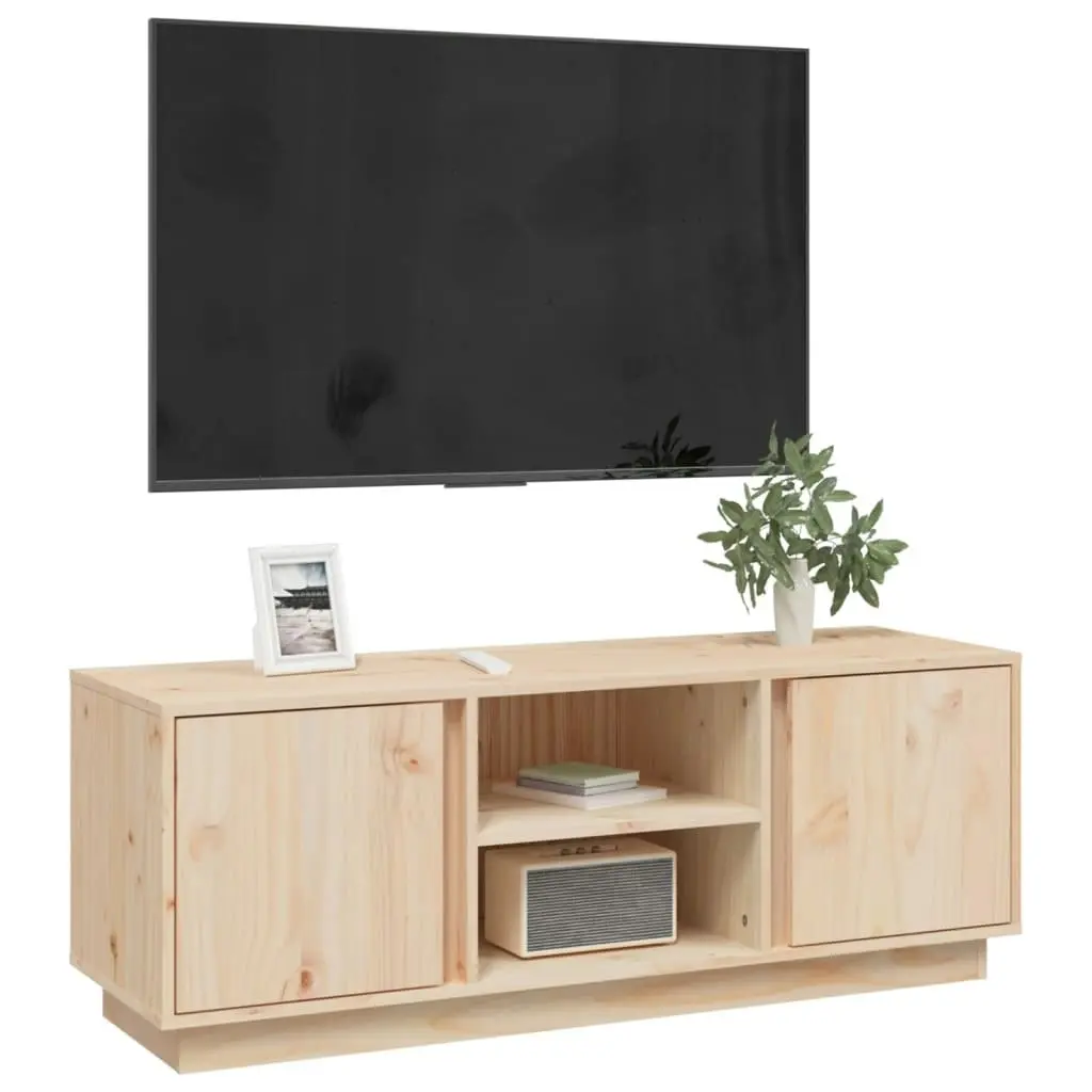 TV Cabinet 110x35x40.5 cm Solid Wood Pine 814474