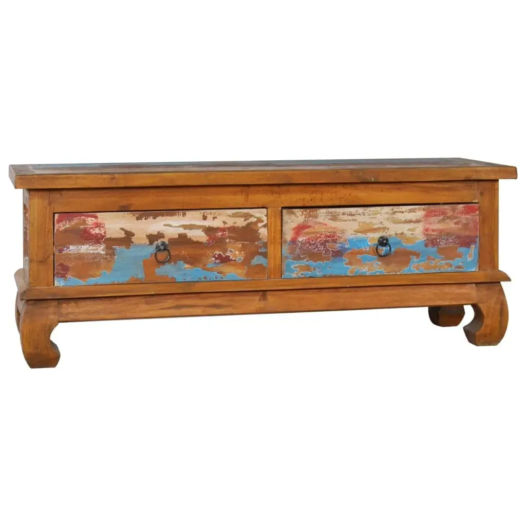 TV Cabinet 110x35x40 cm Reclaimed Teak Wood 289059