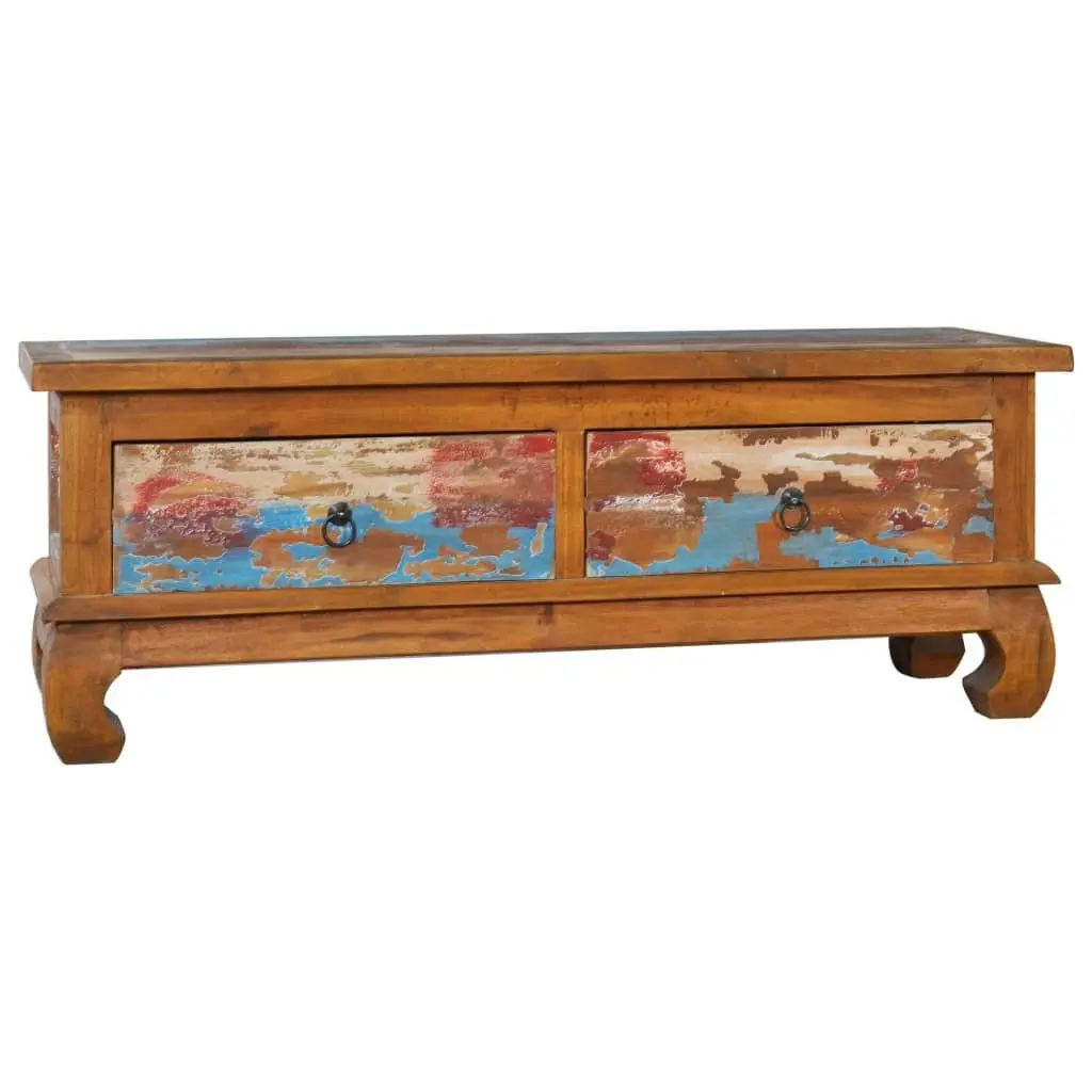 TV Cabinet 110x35x40 cm Reclaimed Teak Wood 289059