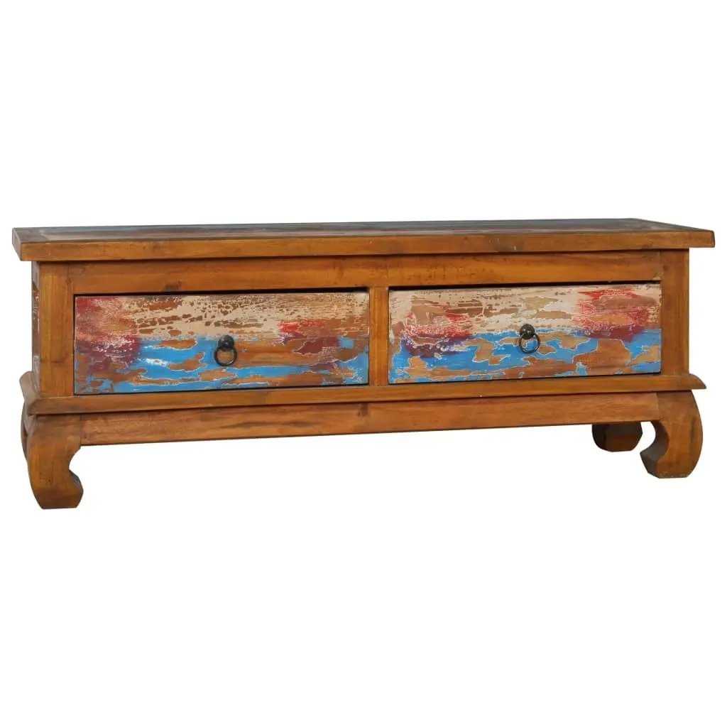 TV Cabinet 110x35x40 cm Reclaimed Teak Wood 289059