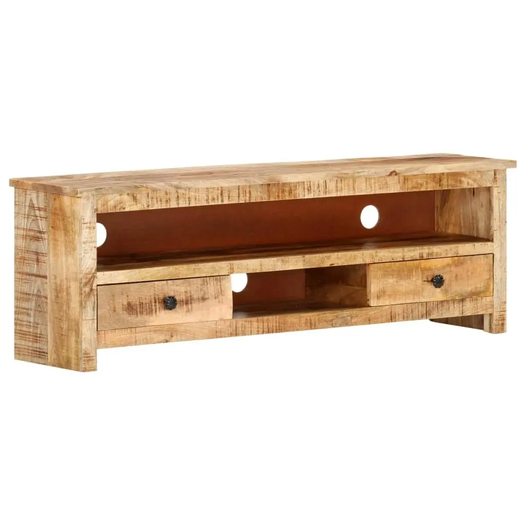 TV Cabinet 120x30x40 cm Rough Mango Wood 320187