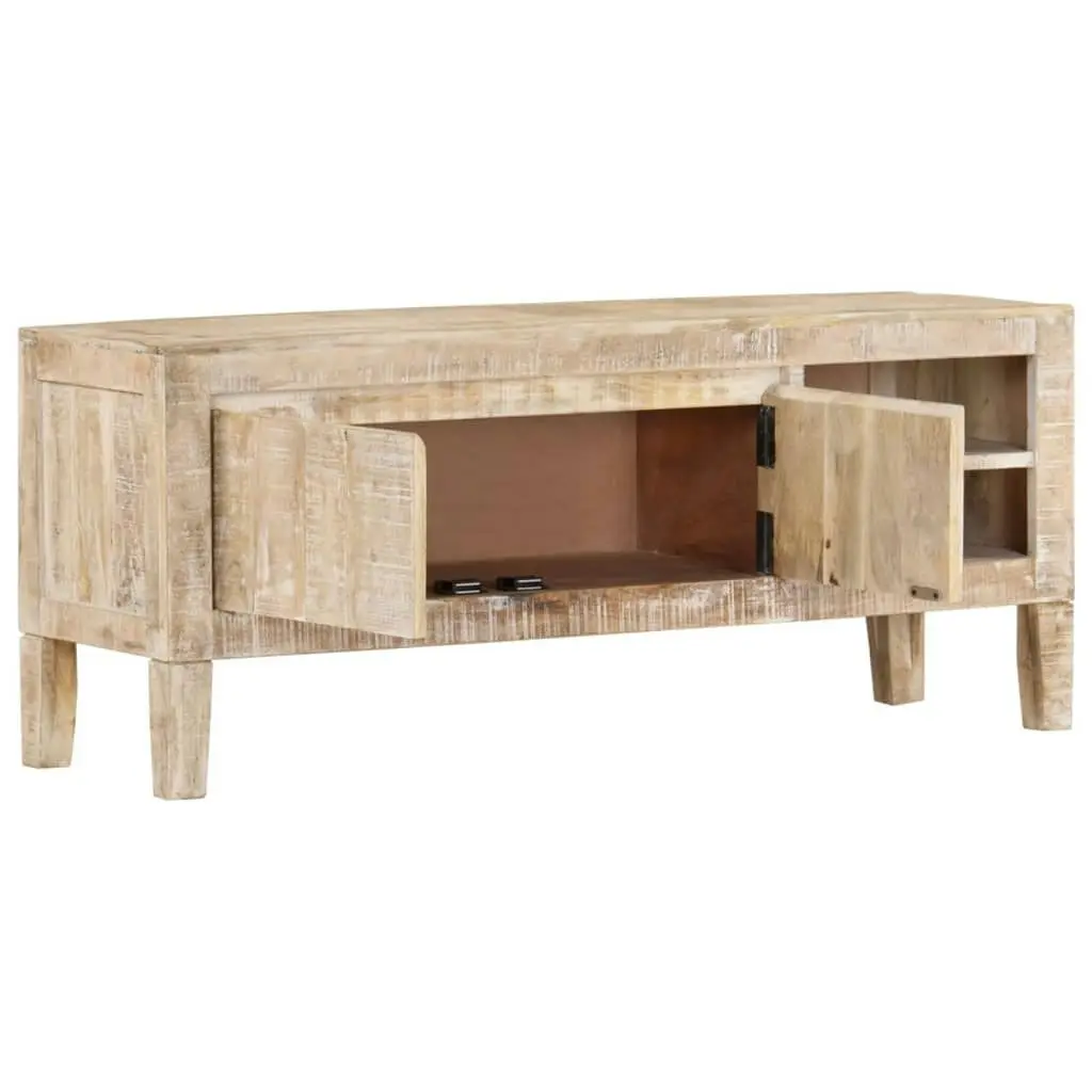 TV Cabinet 110x35x46 cm Solid Wood Mango 328365