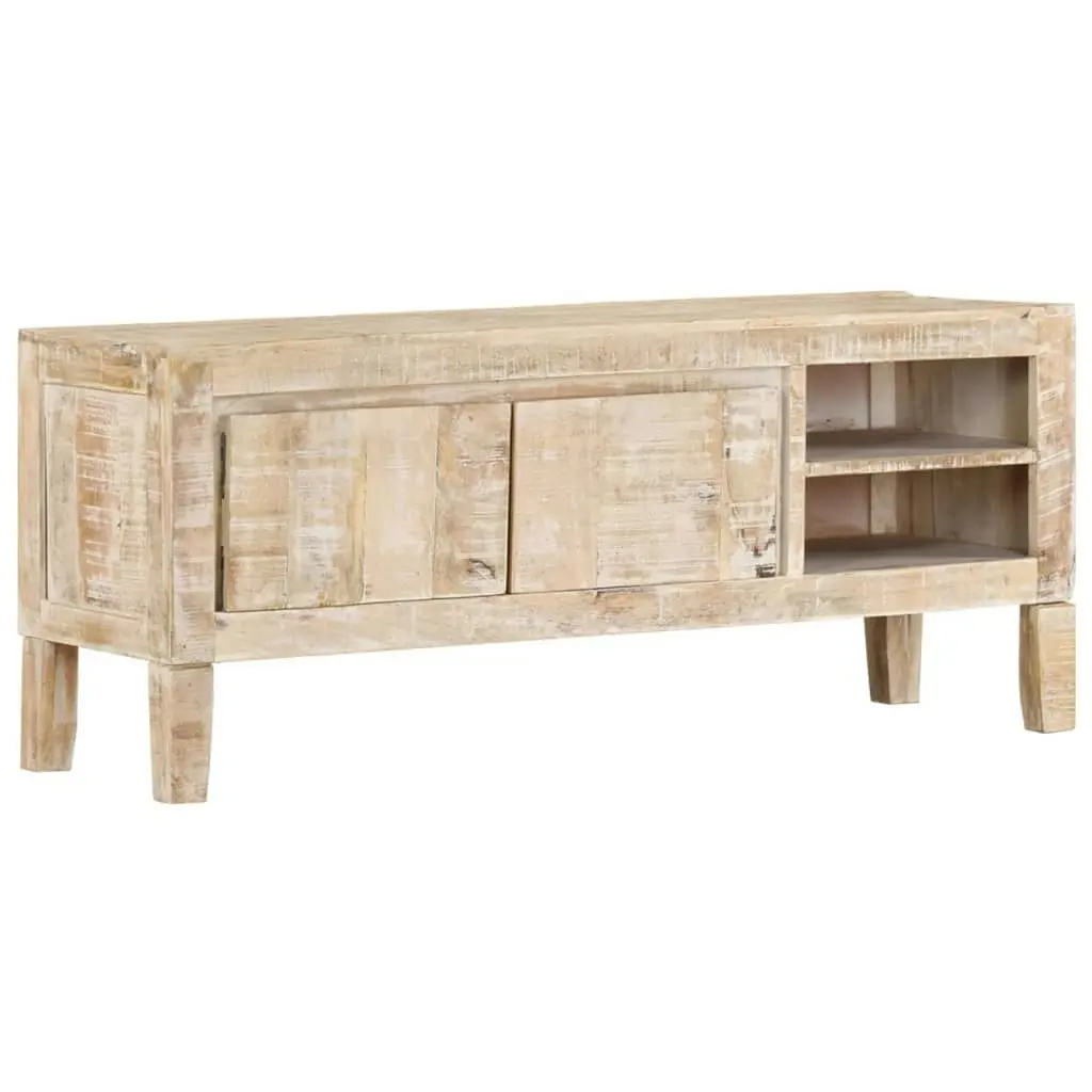 TV Cabinet 110x35x46 cm Solid Wood Mango 328365