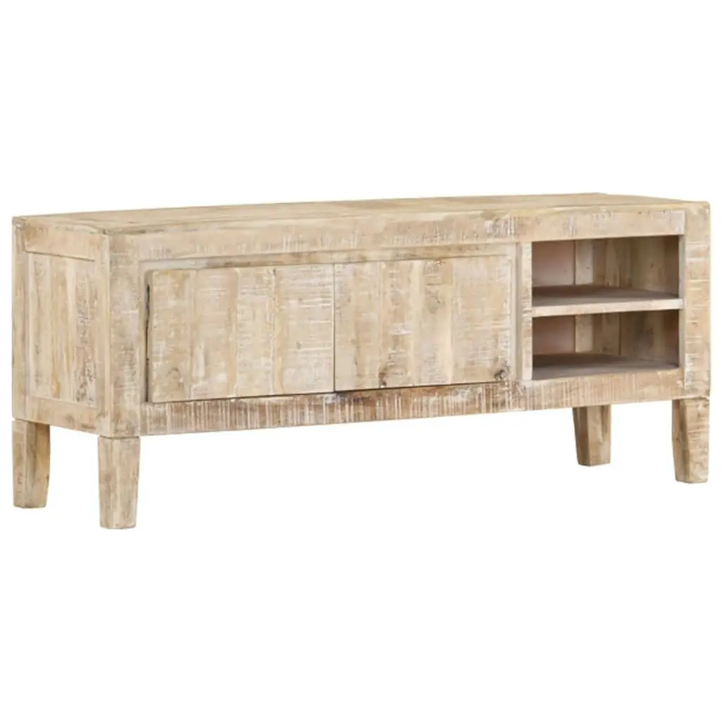 TV Cabinet 110x35x46 cm Solid Wood Mango 328365