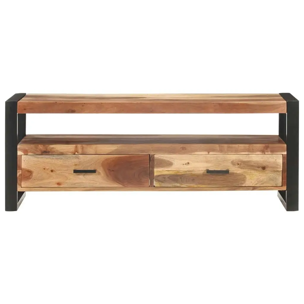 TV Cabinet 120x35x45 cm Solid Wood with Honey Finish 321551