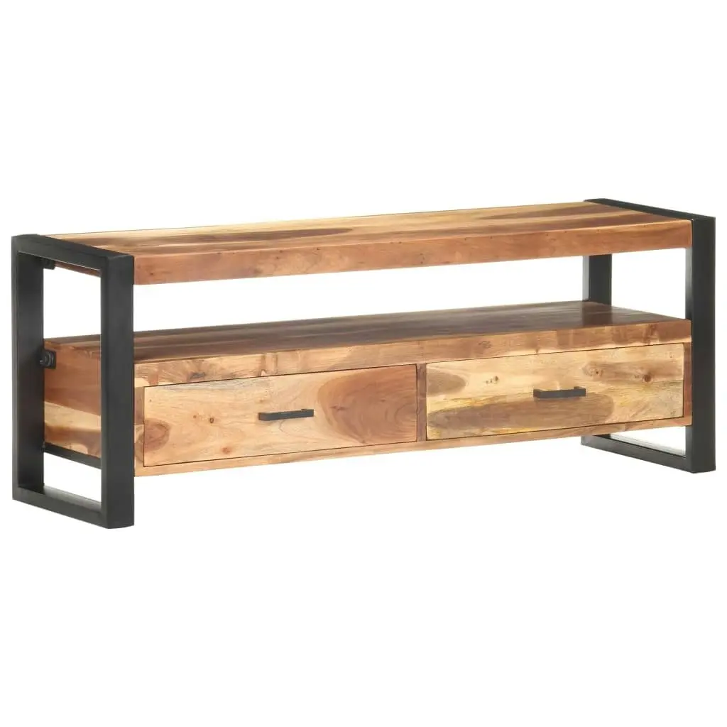 TV Cabinet 120x35x45 cm Solid Wood with Honey Finish 321551