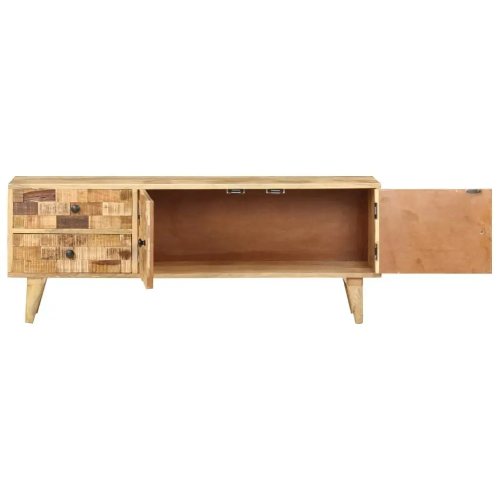 TV Cabinet 120x30x45 cm Solid Mango Wood 320800