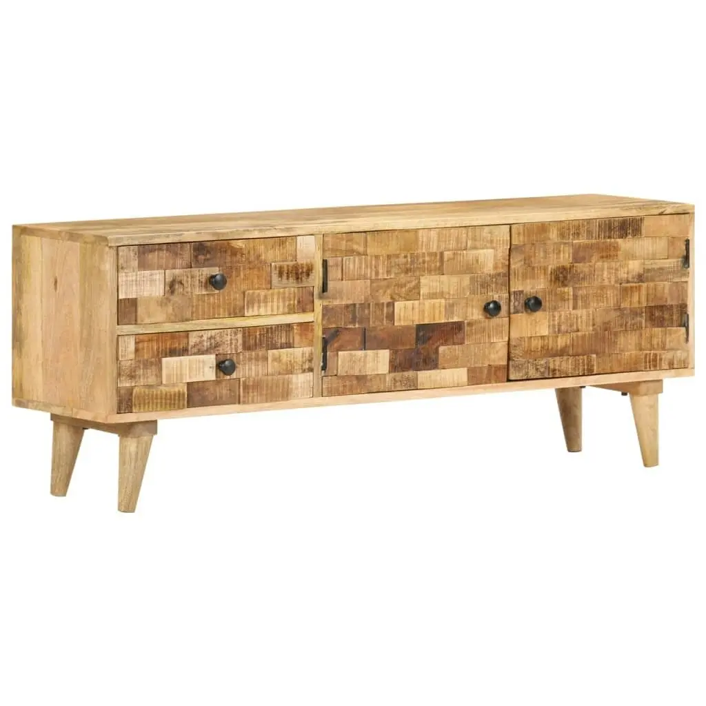 TV Cabinet 120x30x45 cm Solid Mango Wood 320800