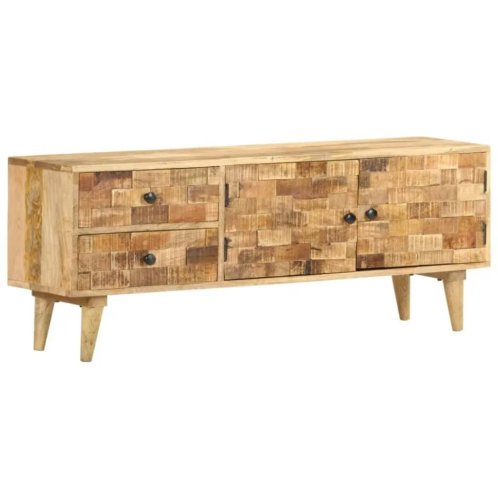 TV Cabinet 120x30x45 cm Solid Mango Wood 320800