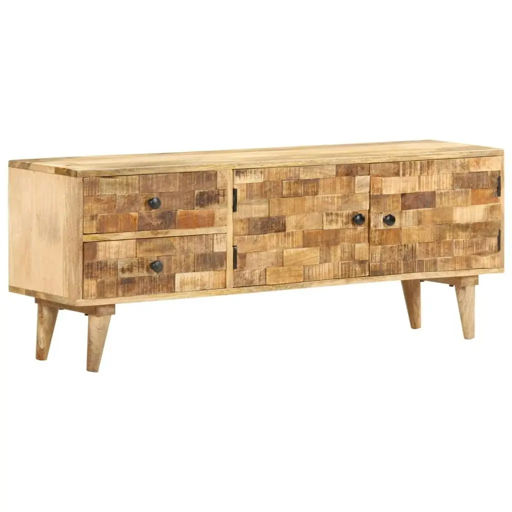 TV Cabinet 120x30x45 cm Solid Mango Wood 320800