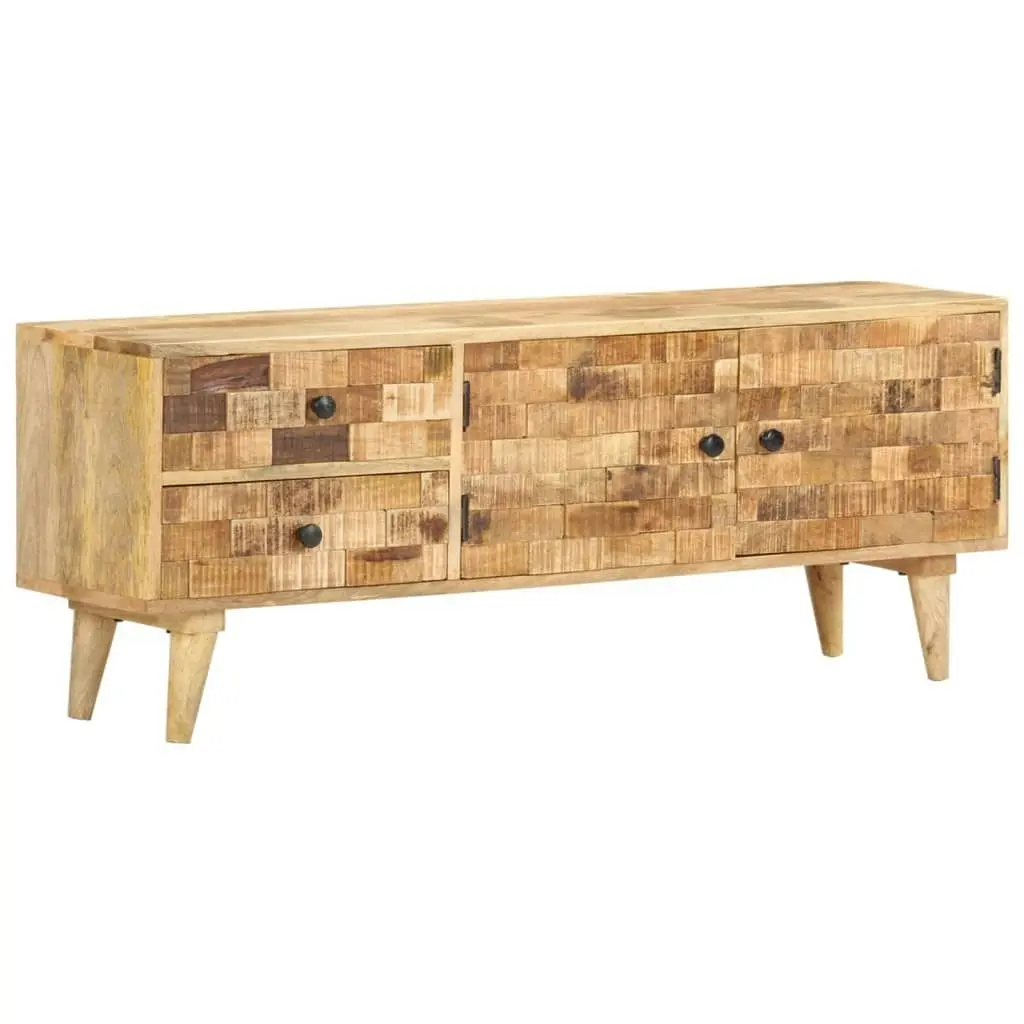 TV Cabinet 120x30x45 cm Solid Mango Wood 320800