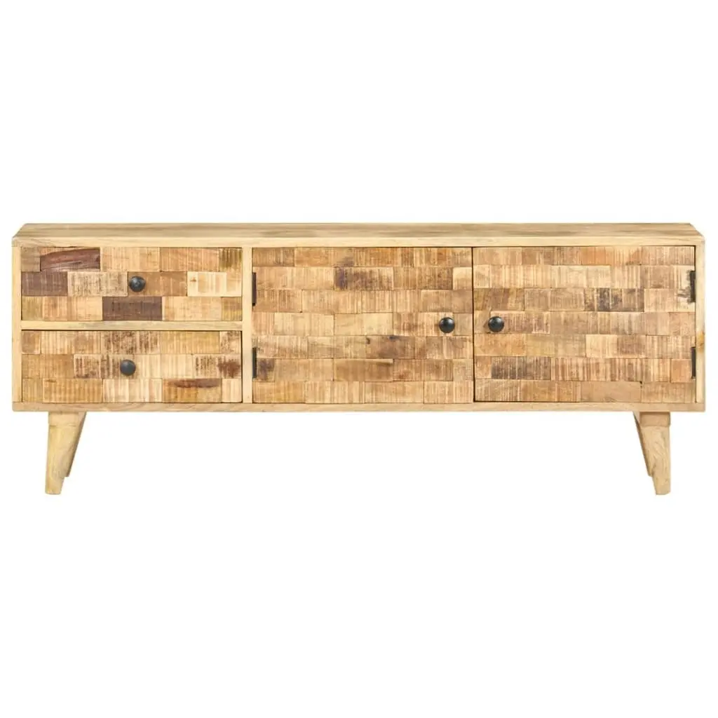 TV Cabinet 120x30x45 cm Solid Mango Wood 320800