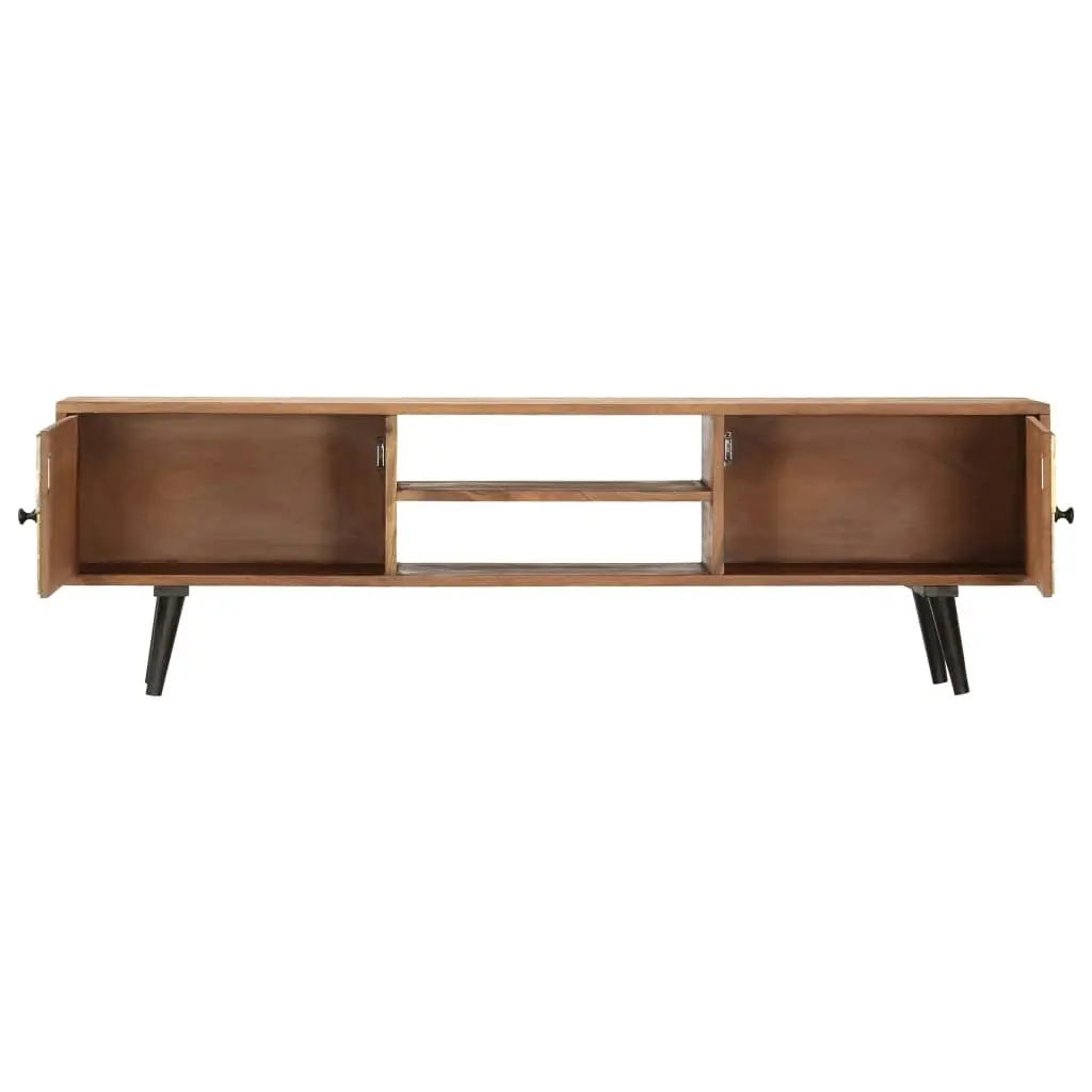 TV Cabinet 140x30x40 cm Solid Acacia Wood 247682