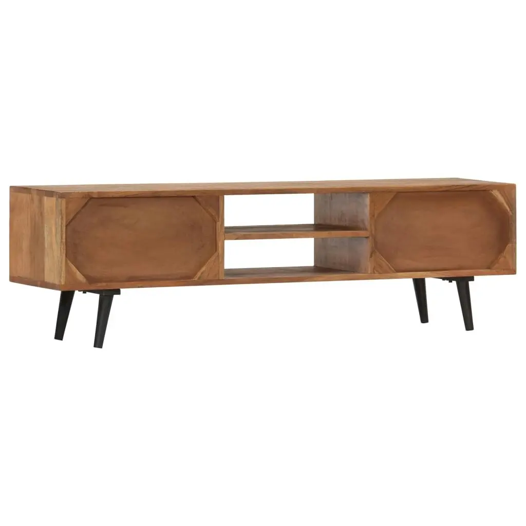 TV Cabinet 140x30x40 cm Solid Acacia Wood 247682