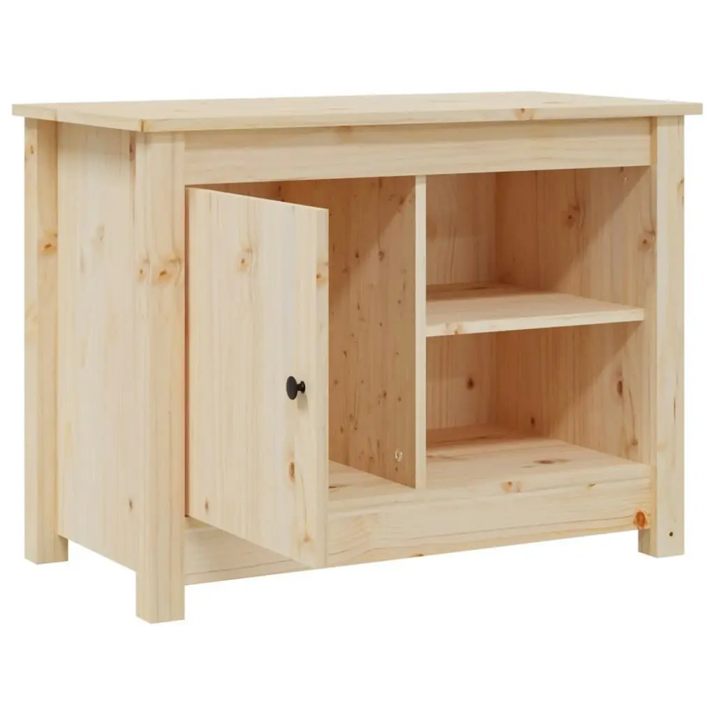 TV Cabinet 70x36.5x52 cm Solid Wood Pine 814579