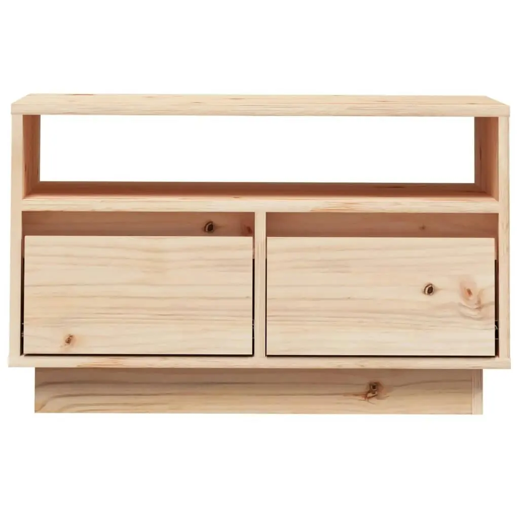 TV Cabinet 60x35x37 cm Solid Wood Pine 813425