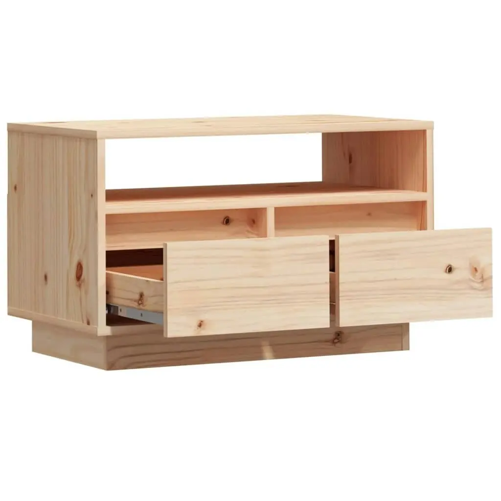 TV Cabinet 60x35x37 cm Solid Wood Pine 813425