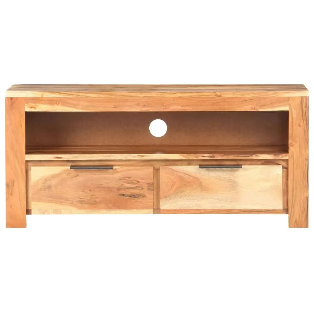 TV Cabinet 90x30x40 cm Solid Acacia Wood 320204