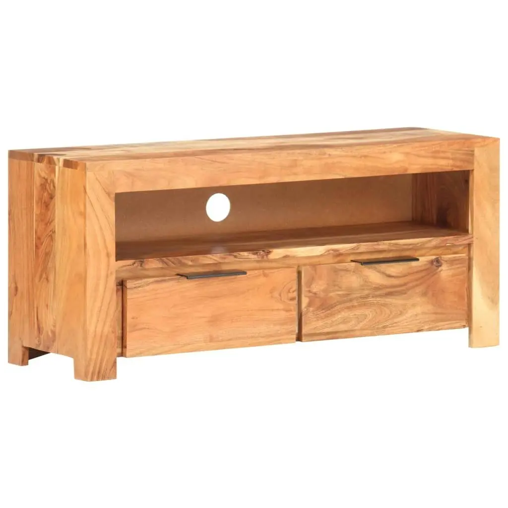 TV Cabinet 90x30x40 cm Solid Acacia Wood 320204