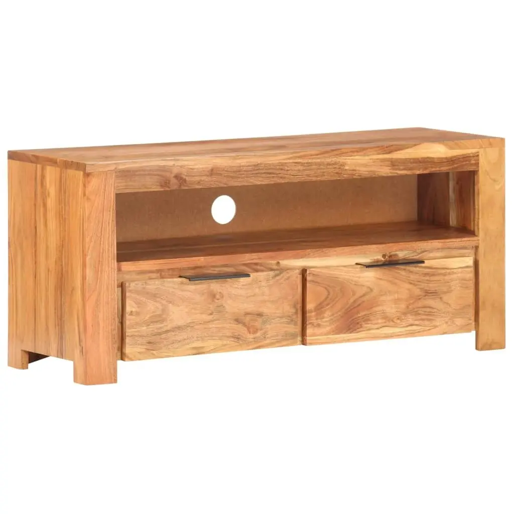 TV Cabinet 90x30x40 cm Solid Acacia Wood 320204