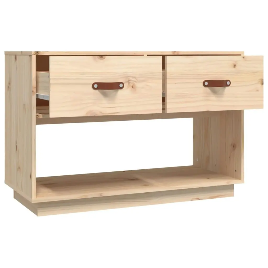 TV Cabinet 90x40x60 cm Solid Wood Pine 821522