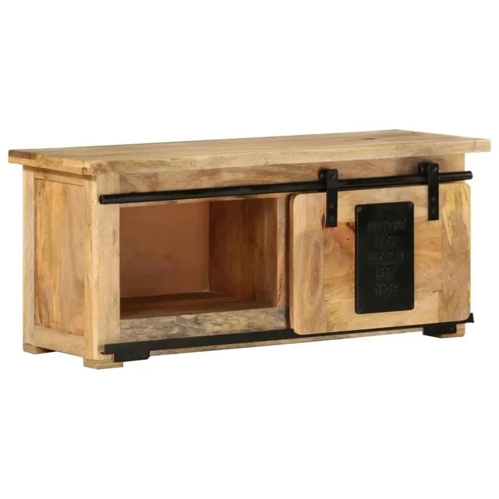 TV Cabinet 90x35x40 cm Solid Wood Mango 321570