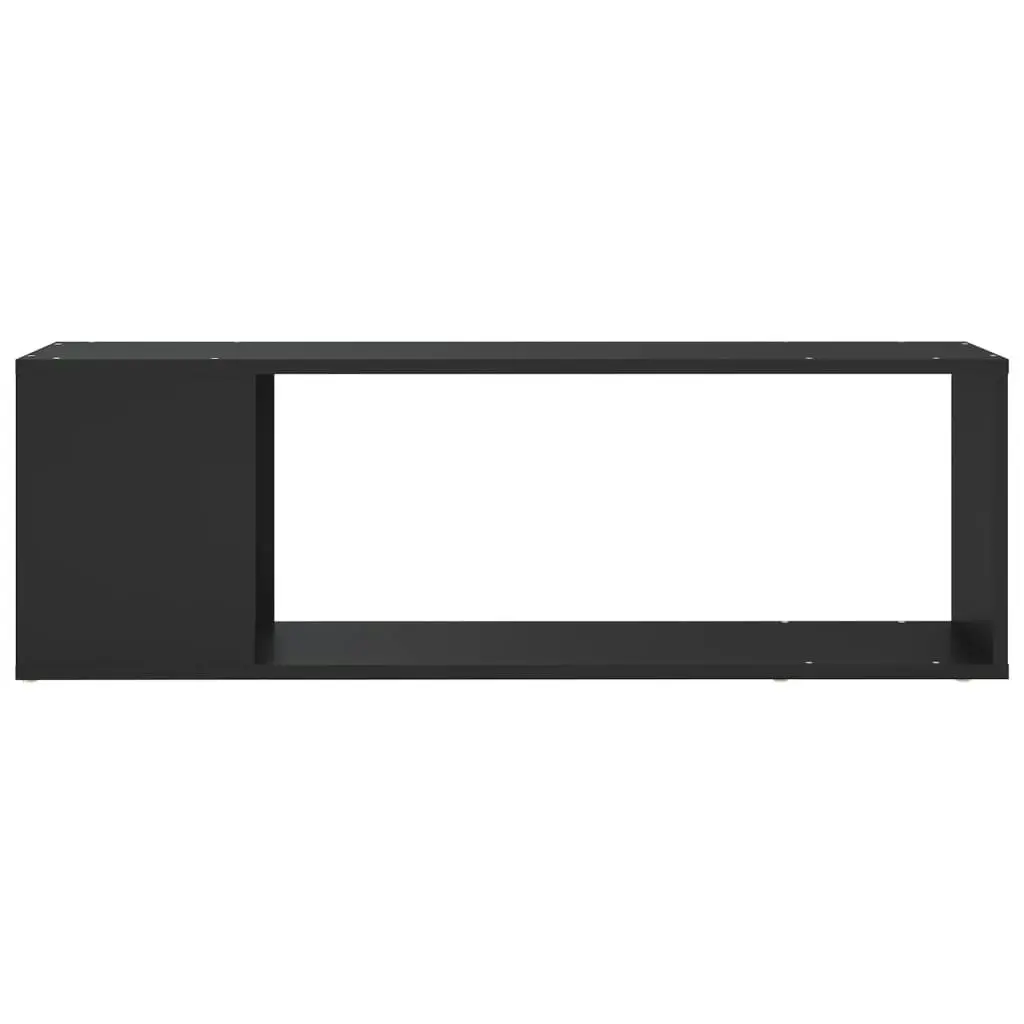 TV Cabinet Black 100x24x32 cm Engineered Wood 809162