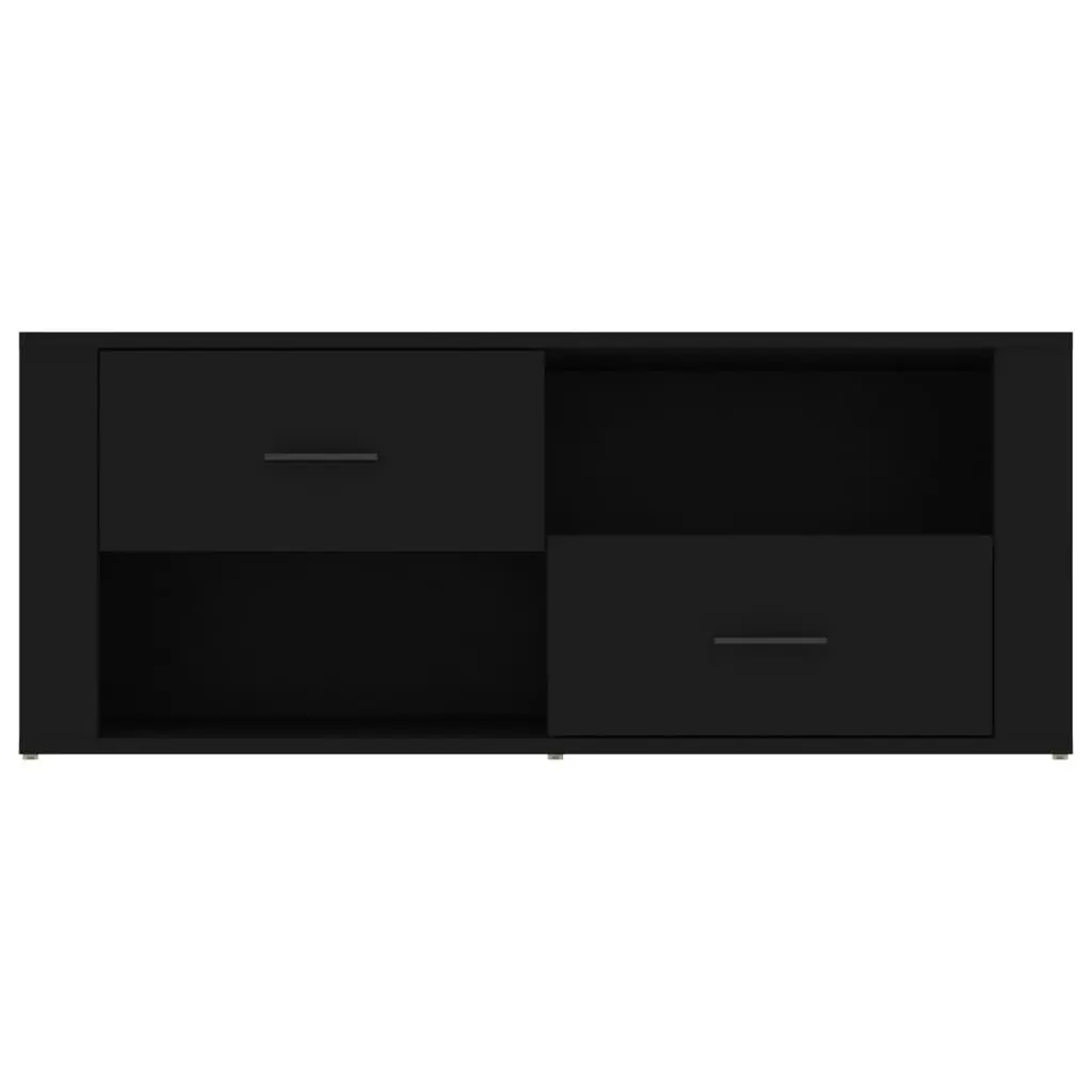 TV Cabinet Black 100x35x40 cm Engineered Wood 823100