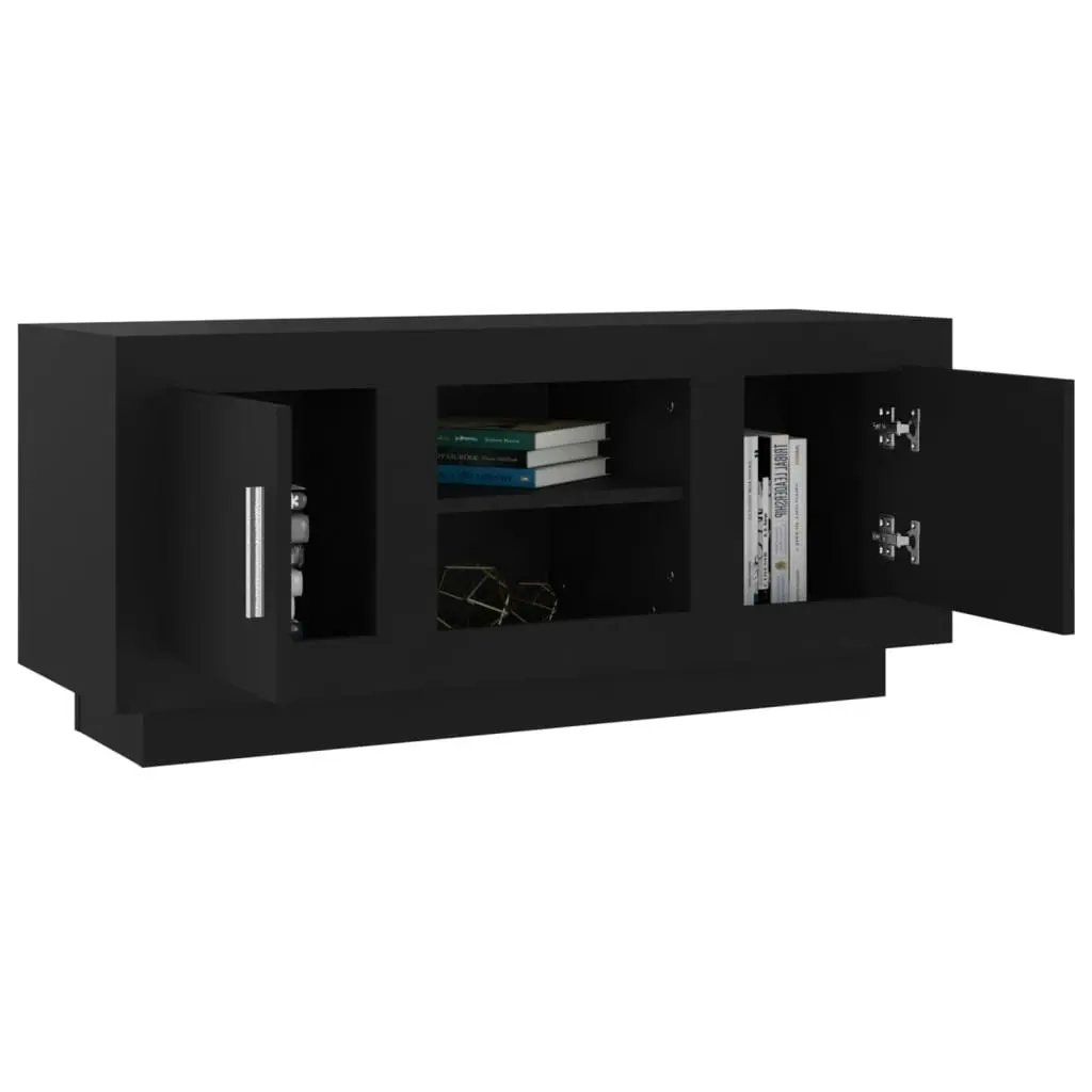 TV Cabinet Black 102x35x45 cm Engineered Wood 811791