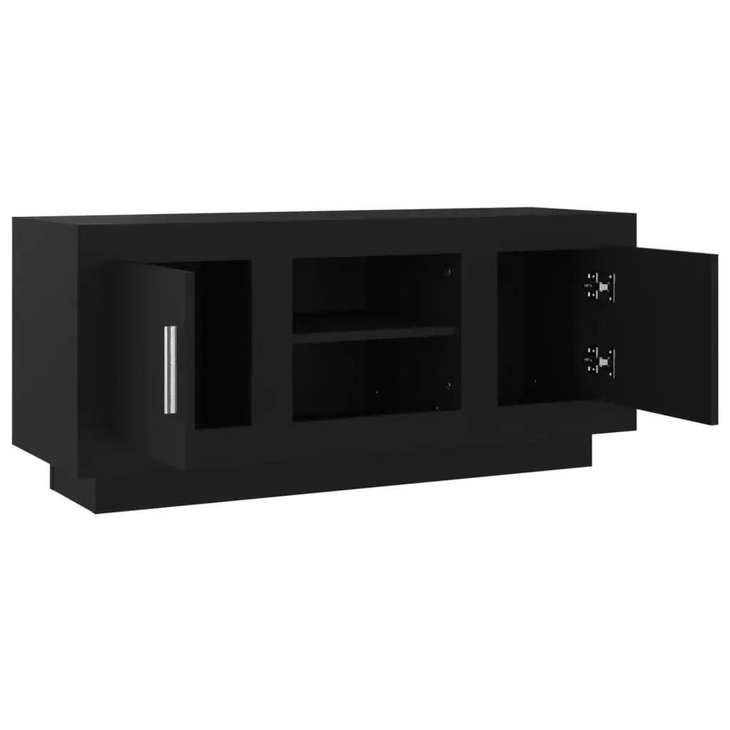 TV Cabinet Black 102x35x45 cm Engineered Wood 811791