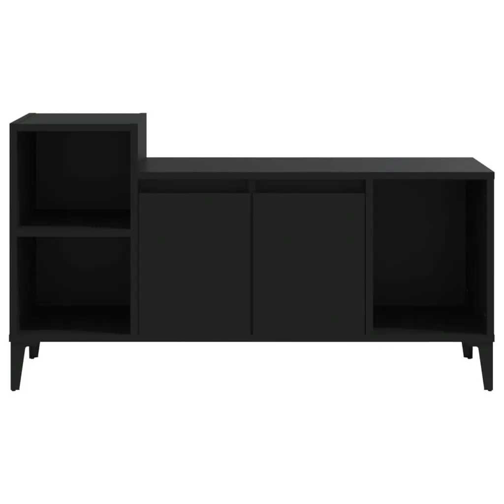 TV Cabinet Black 100x35x55 cm Engineered Wood 821181