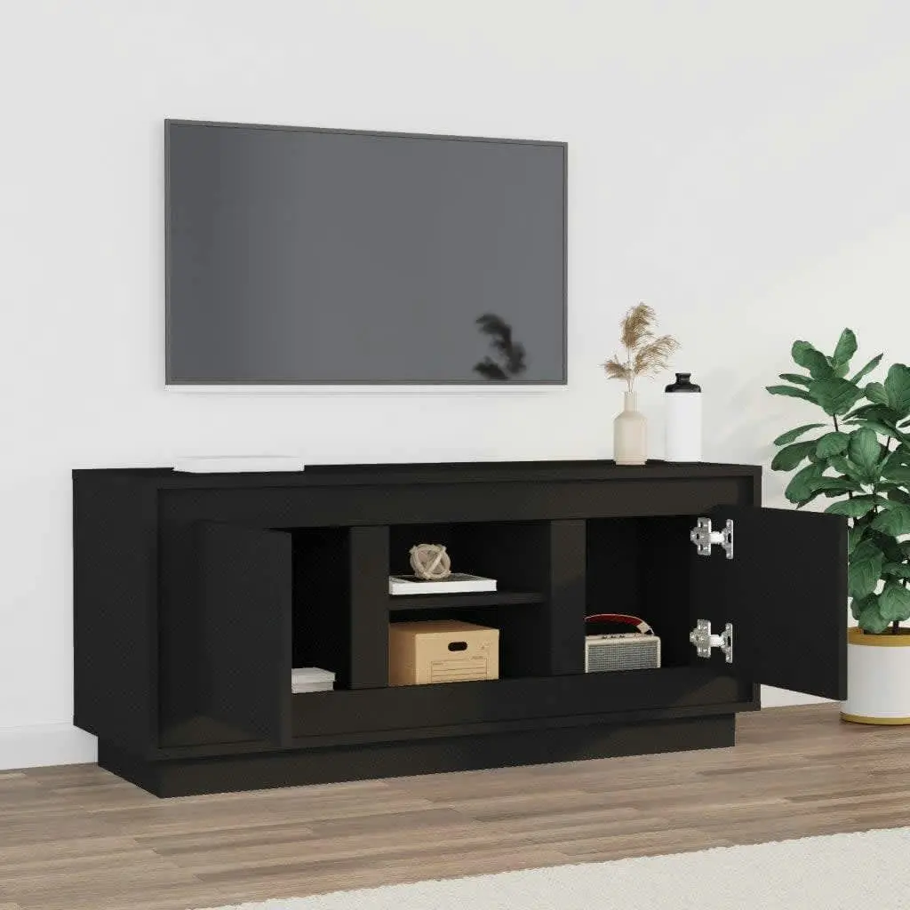 TV Cabinet Black 102x35x45 cm Engineered Wood 819861