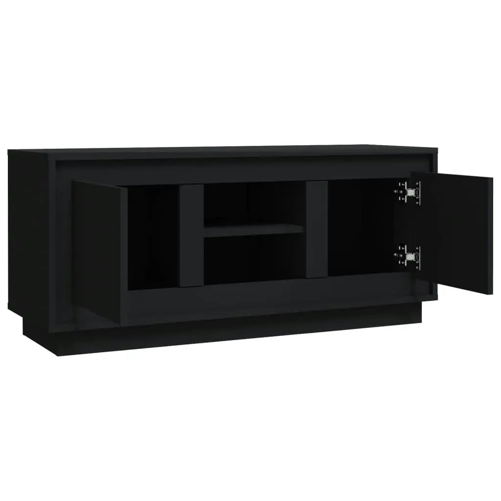 TV Cabinet Black 102x35x45 cm Engineered Wood 819861