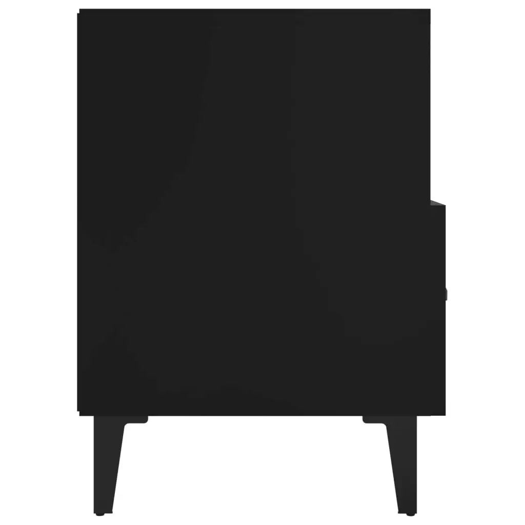 TV Cabinet Black 80x36x50 cm Engineered Wood 812592