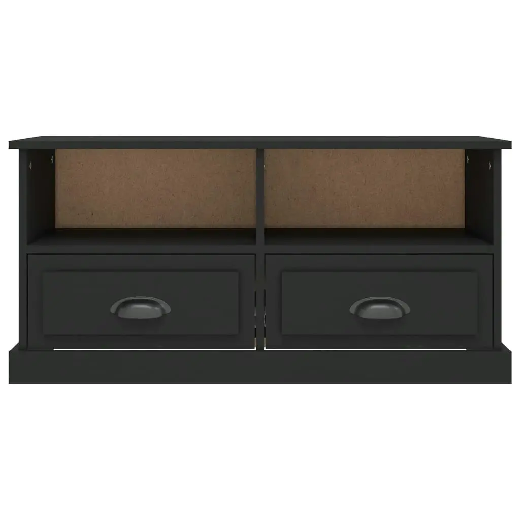 TV Cabinet Black 93x35.5x45 cm Engineered Wood 816465