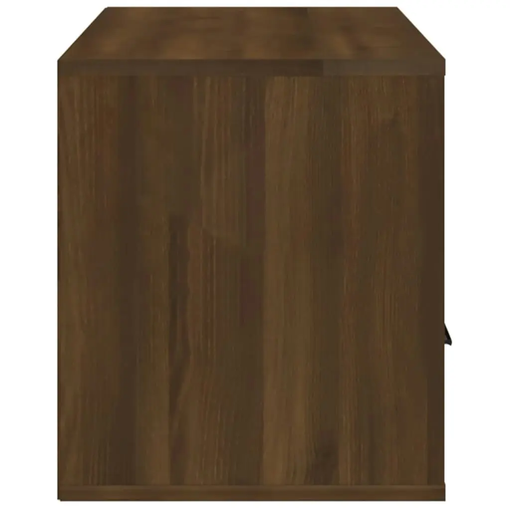 TV Cabinet Brown Oak 100x35x40 cm Engineered Wood 816815