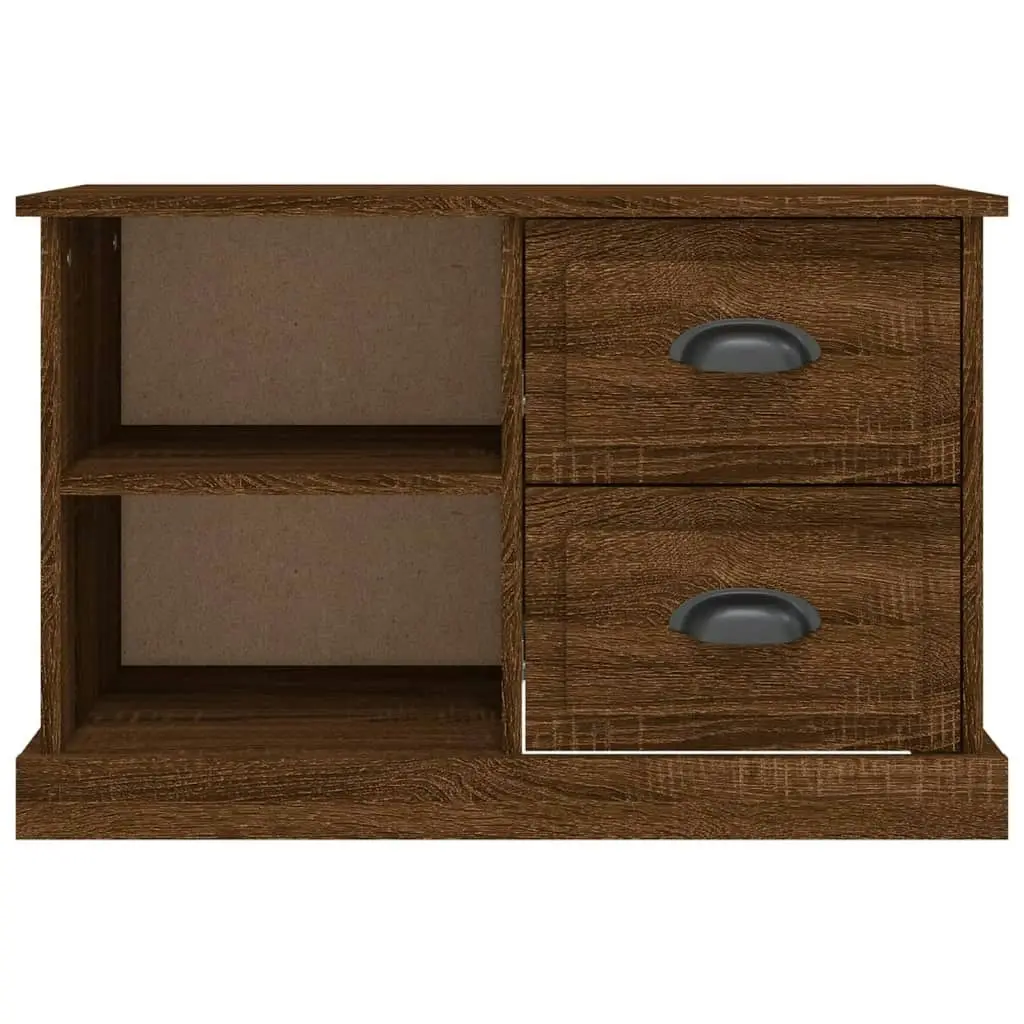 TV Cabinet Brown Oak 73x35.5x47.5 cm Engineered Wood 816175