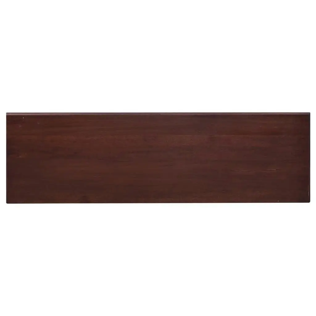 TV Cabinet Classical Brown 100x30x45 cm Solid Mahogany Wood 288304